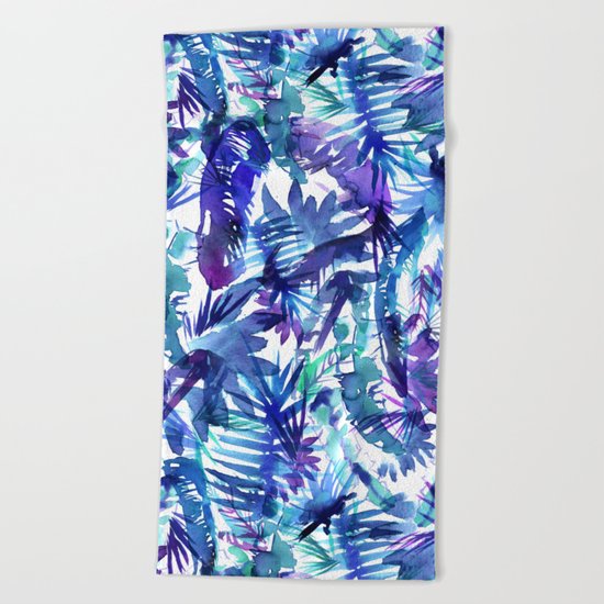 Vibe of the JUNGLE {B-Blue} Beach Towel