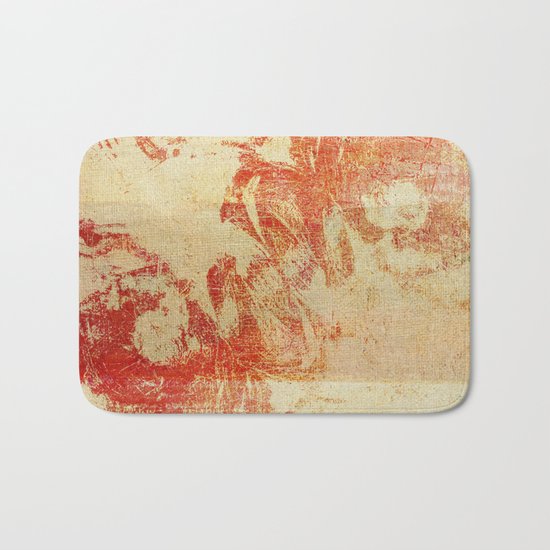 Red Clouds Bath Mat