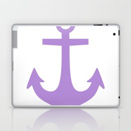 Anchor (Lavender & White) Laptop Skin