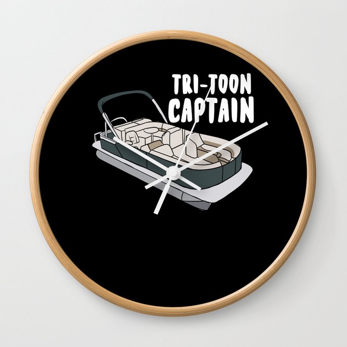 Tritoon Captain Wall Clock