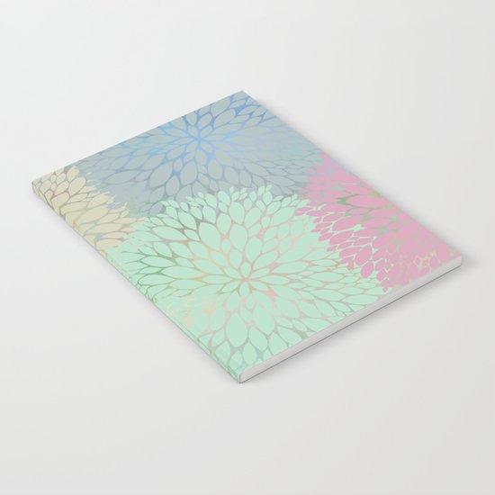 Abstract Floral Petals Notebook