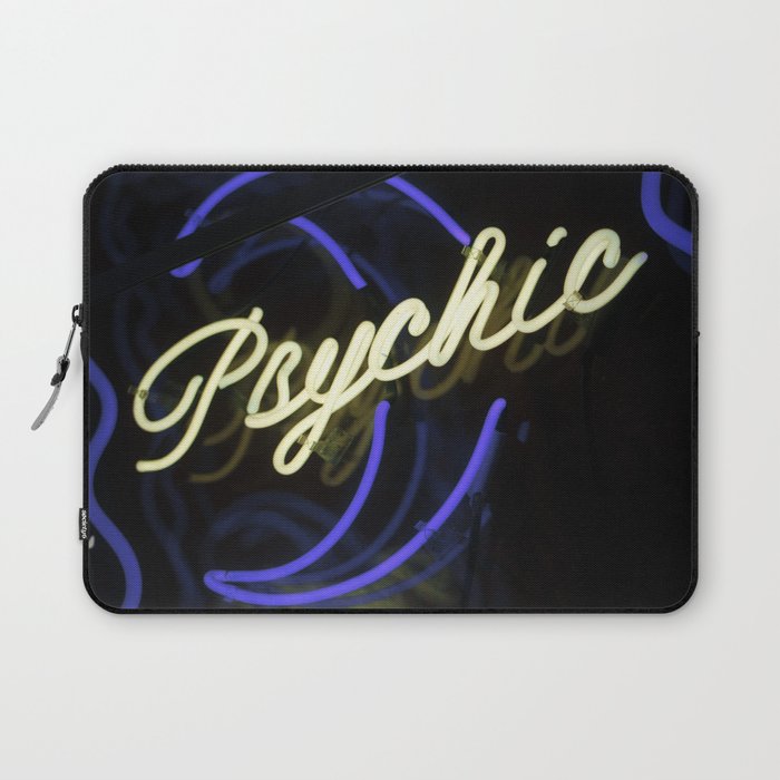 Psychic Moon Neon Sign Laptop Sleeve By Ginacanavan Society6
