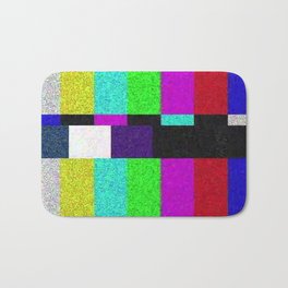 TV SCRN Bath Mat | Pop Art, Tv Show, Stalled, Bright, Pattern, Graphicdesign, Movie, Colorful, Comic, Television 