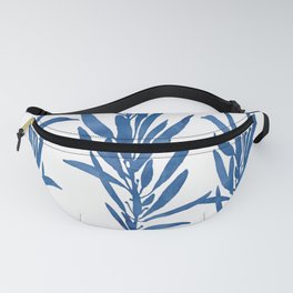 Eucalyptus Branches Blue Fanny Pack