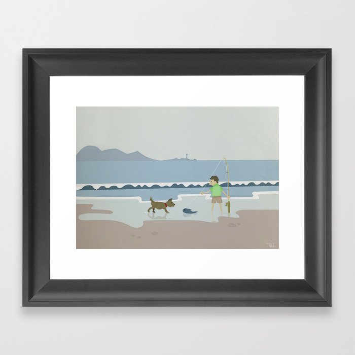 Fish And Dog Beach Wall Art Nursery Decor Fish And Dog Beach Wall Art Nursery Decor For