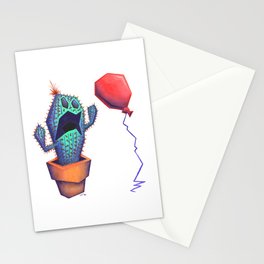 Scaredy Cactus Stationery Cards