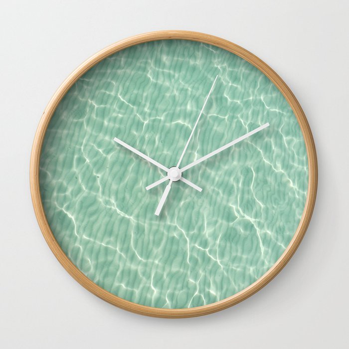 Ocean Water Texture, Pensacola Beach Wall Clock