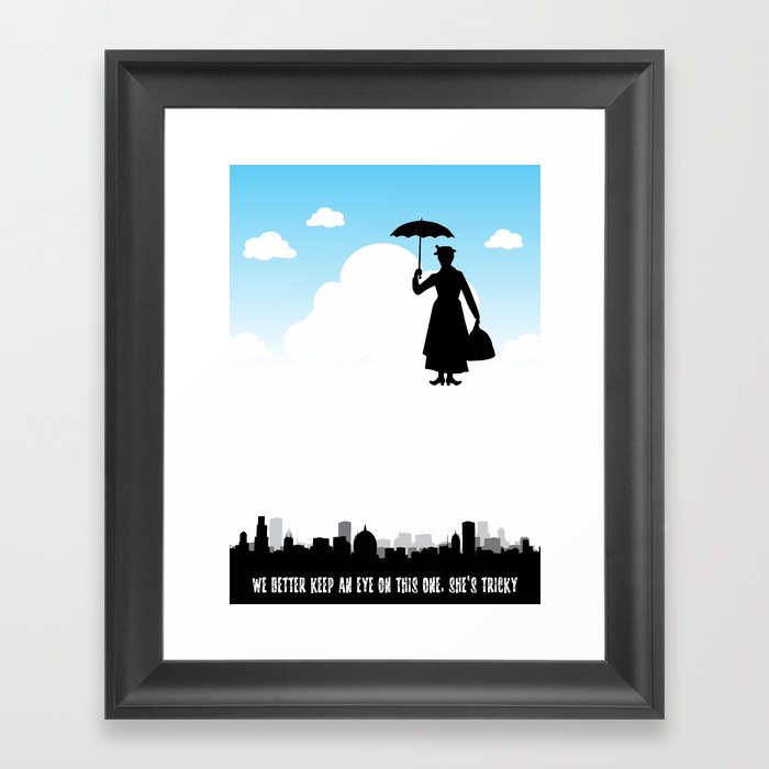 mary poppins Framed Art Print