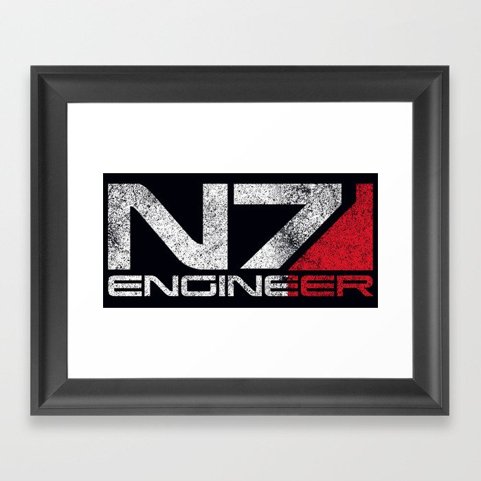 N7 Engineer Framed Art Print