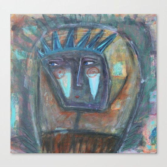 Walking Canvas Print
