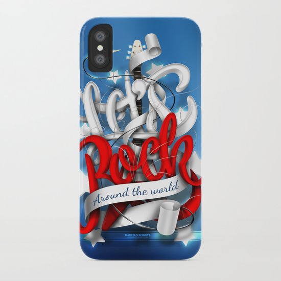 Let's Rock Around The World iPhone Case