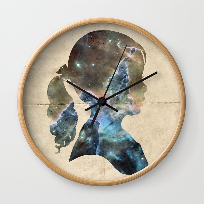 Galaxy Girl Wall Clock