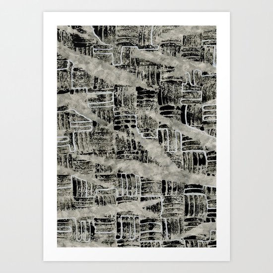 Texture Mix Art Print
