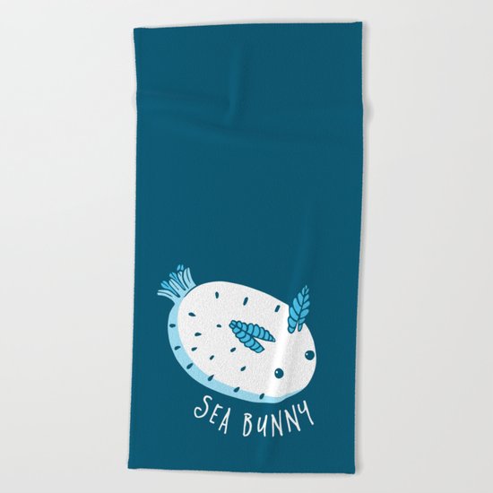 Sea Bunny Beach Towel