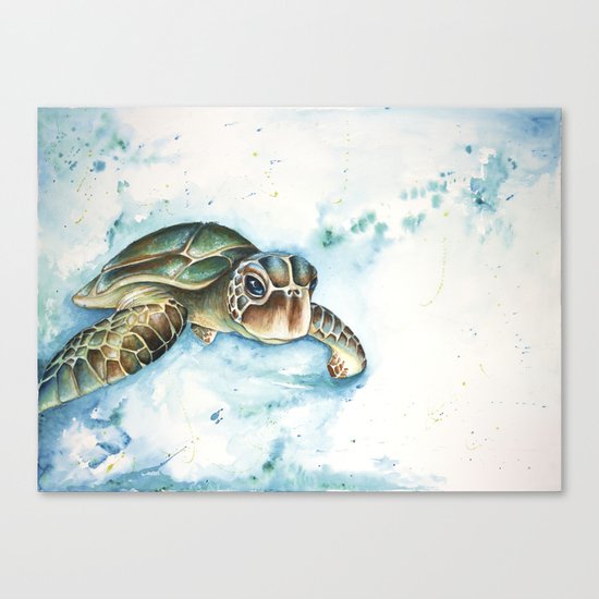 Sea Turtle Canvas Print