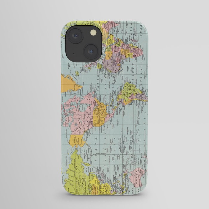 World Map iPhone Case