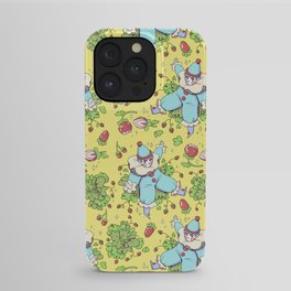 Strawberry Clowns | clowncore pattern | cute clown phone case | Kidcore iPhone Case