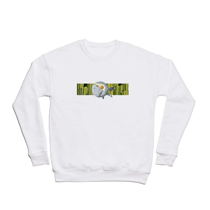 Gray Parrot Crewneck Sweatshirt