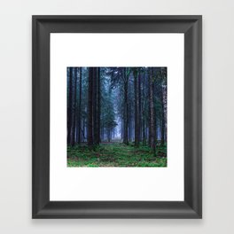 Green Magic Forest - Landscape Nature Photography Gerahmter Kunstdruck