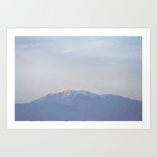 dusty mountain monday Art Print