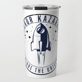 Baikonur Kazakhstan "Explore the universe". Travel Mug