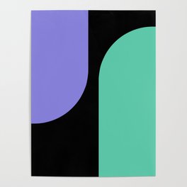 Modern Minimal Arch Abstract LII Poster