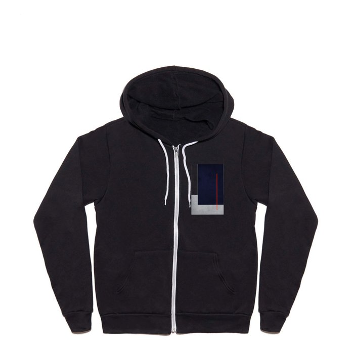 Abstract Geometric Shapes no. 02 Full Zip Hoodie