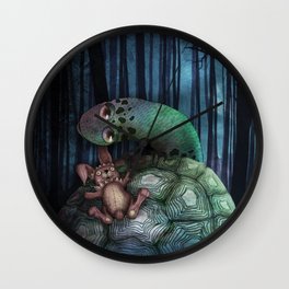 ‘龜兔再賽跑 The Tortoise and the Hare: Rematch’ cover Illustration Wall Clock