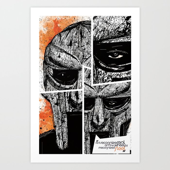 MF Doom Art Print by crookedoctopus | Society6