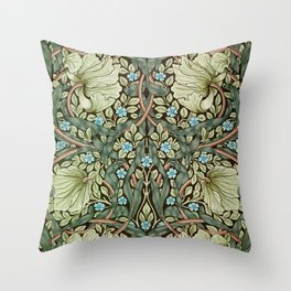 Pimpernel by William Morris Throw Pillow