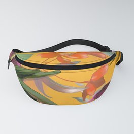 Yellow tropical art  Fanny Pack