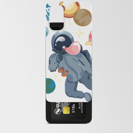 Cool Funny Floating Space Astronaut with Jellyfish Android Card Case