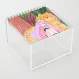Sleepy Jungle Acrylic Box