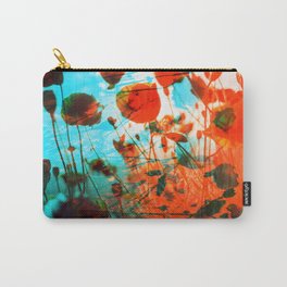 Red Poppies Carry-All Pouch