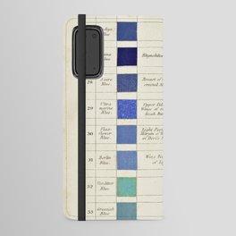 Blues by Patrick Syme from "Werner’s Nomenclature of Colours" (1821) Android Wallet Case