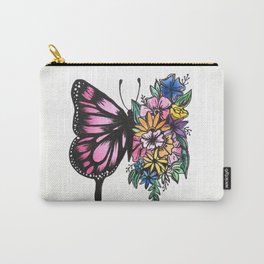 Blossoming Butterfly Carry-All Pouch