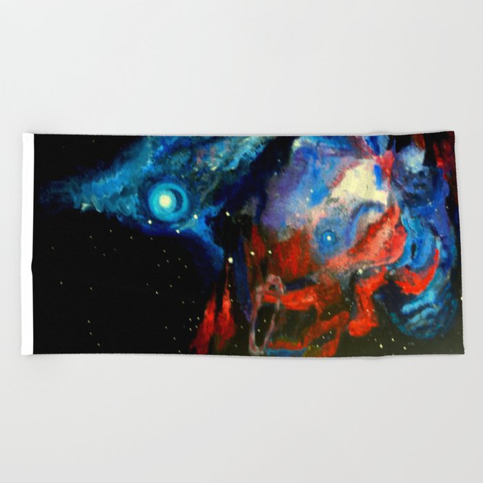 Death Star In Orion Galaxy Or My Small Painting Of A Pretty Big