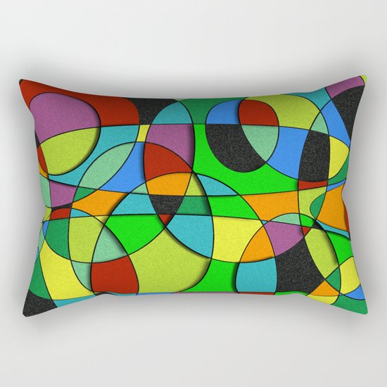 Abstract #309 Rectangular Pillow