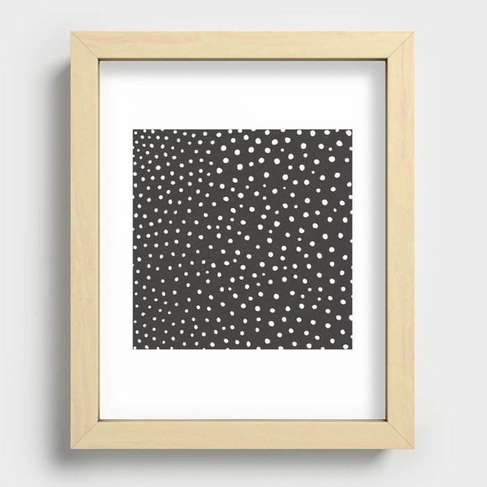 Dots Recessed Framed Print