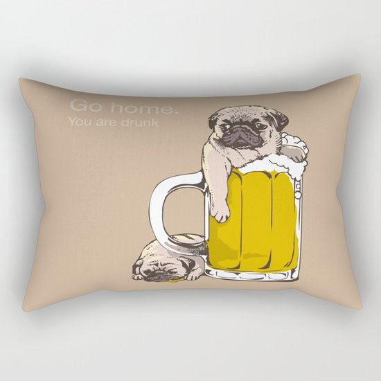 Go Home Rectangular Pillow