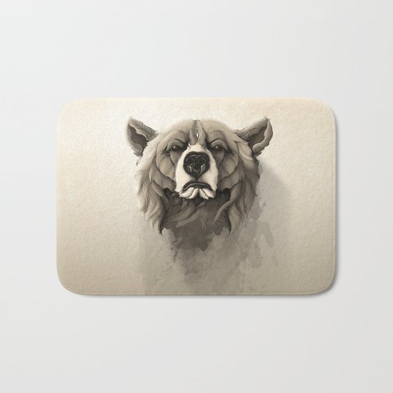 Grizzly Bear Bath Mat