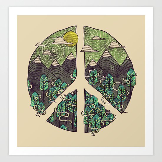 Peaceful Landscape Art Print