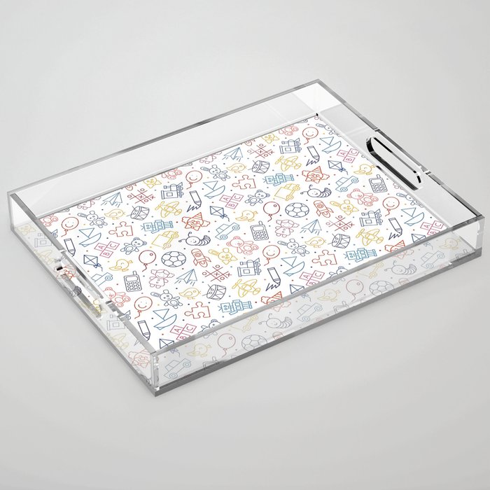 Funny drawings Acrylic Tray