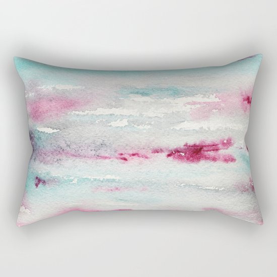 Sweet memories || watercolor Rectangular Pillow