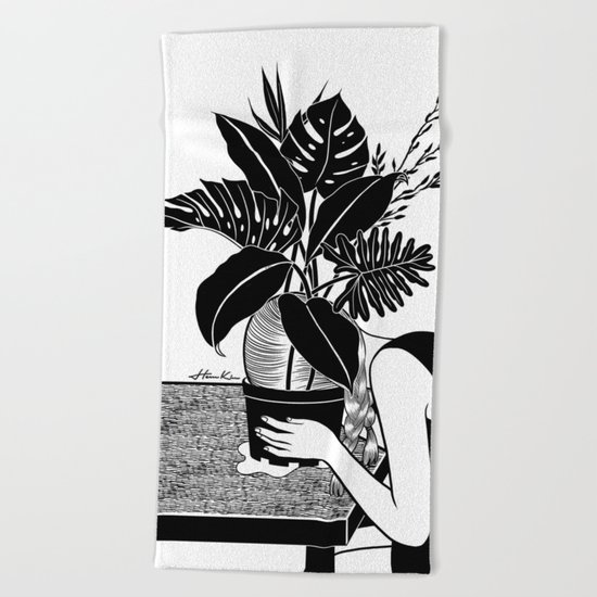 Tragedy makes you grow up Beach Towel