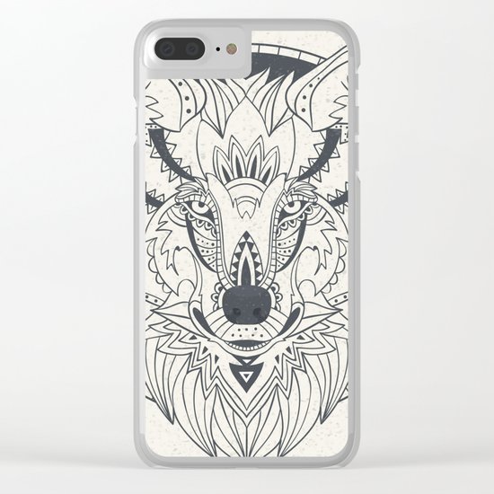 Wolf Clear iPhone Case