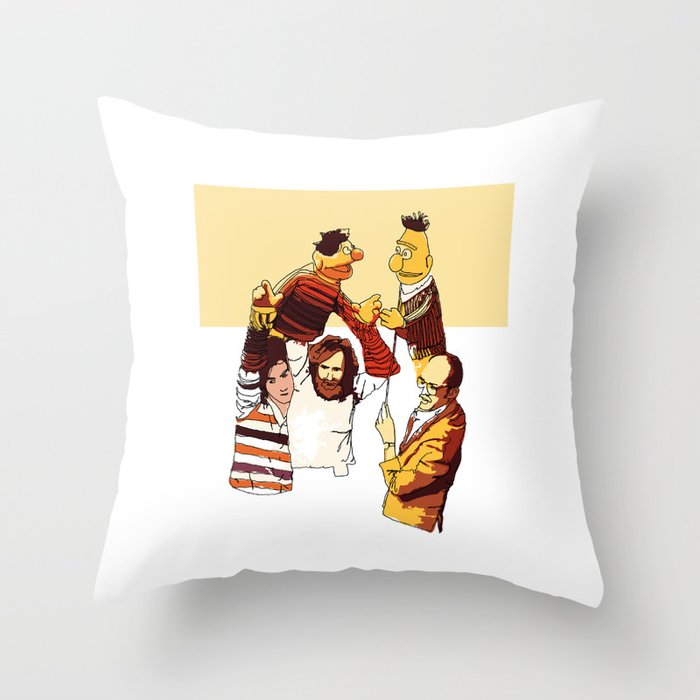 Bert & Ernie Muppets Throw Pillow