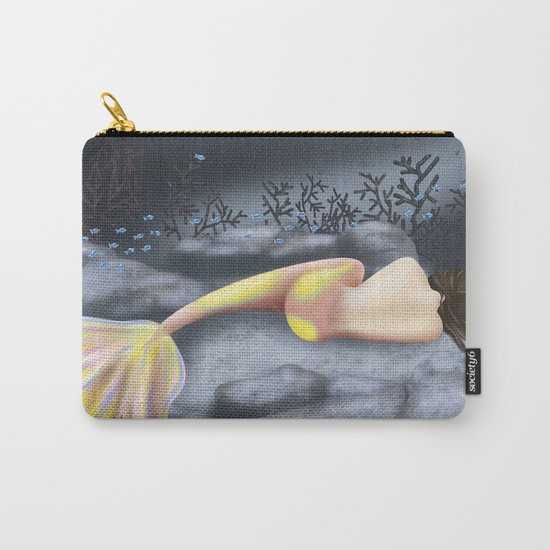 Sleeping Mermaid Carry-All Pouch