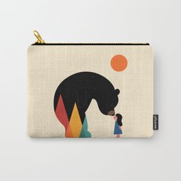 Nose To Nose Carry-All Pouch | Kiss, Girl, Night, Universe, Father, Wild, Kids, Star, Landscape, Curated 