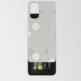 Abstraction_NEW_SUN_MOON_GREY_WHITE_PATTERN_POP_ART_0728B Android Card Case